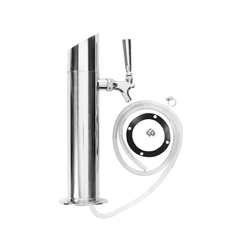 True Draft Beer Tower 3" Column 1 Faucet Angled Top SKU 980017‎ New in Box